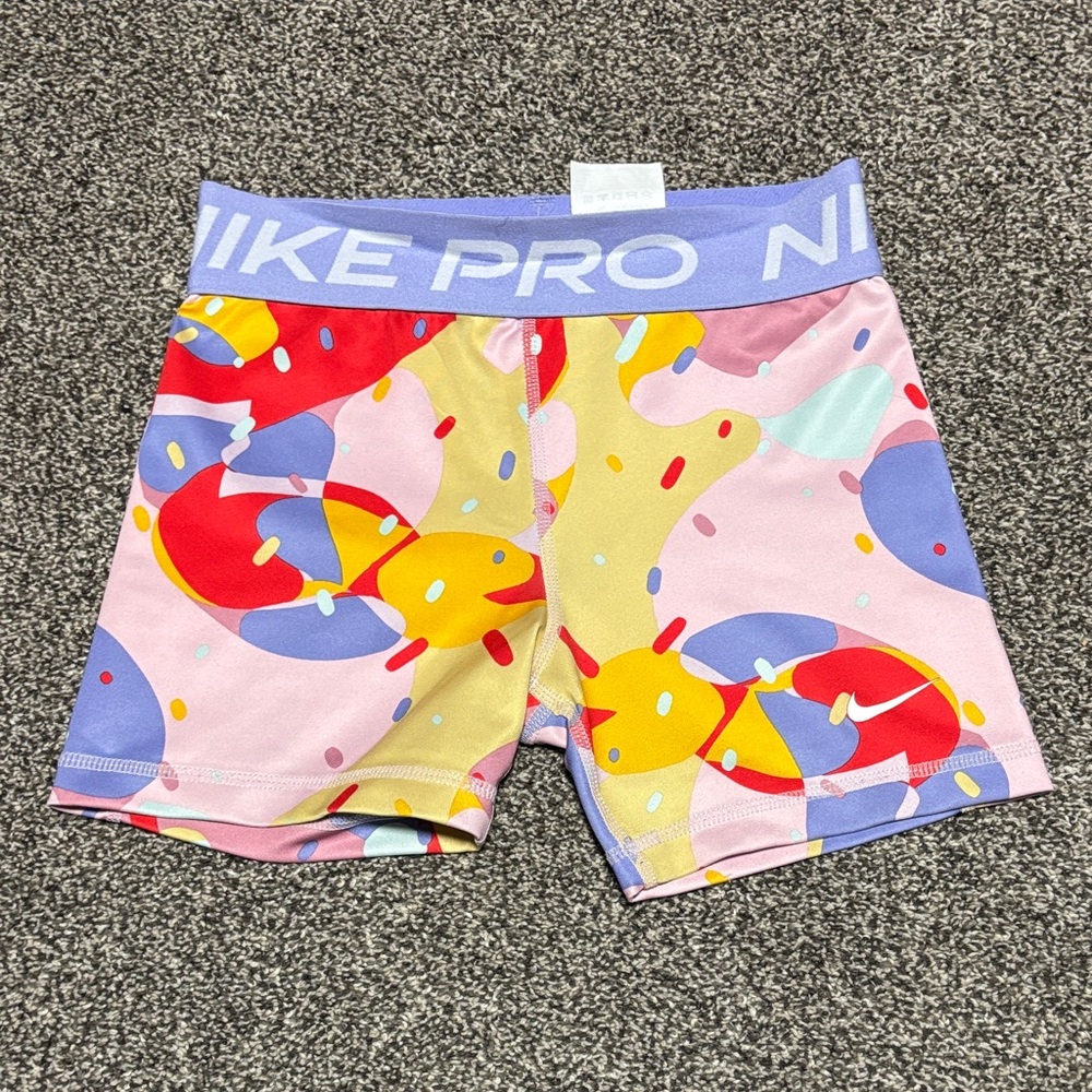 Nike Pro Multicolor Athletic Shorts